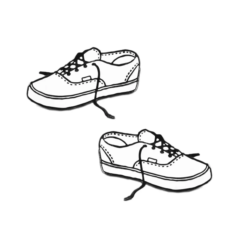 OEM factory custom brand metal sneaker enamel pin