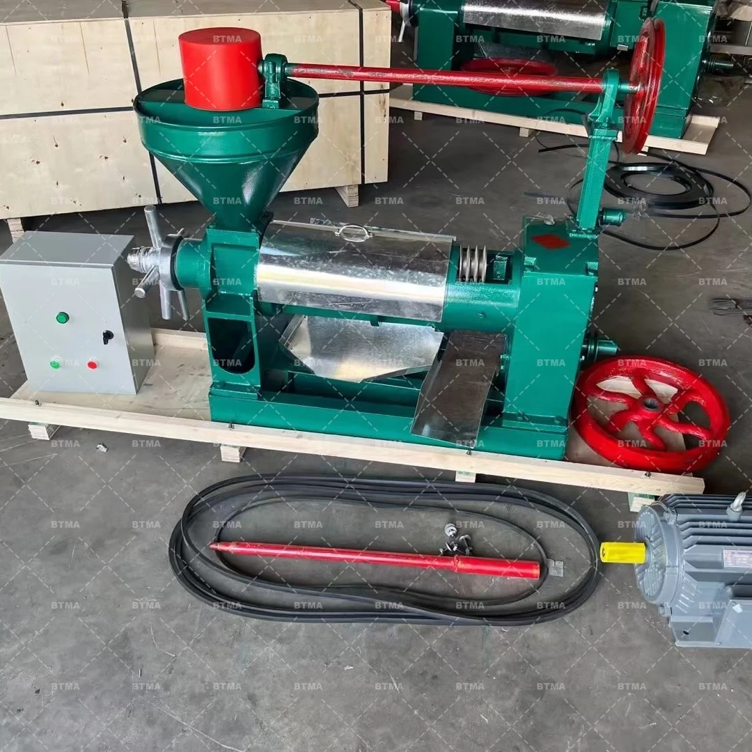 BTMA 6YL-80 cold press sunflower oil press expeller oil making machine for small oil business