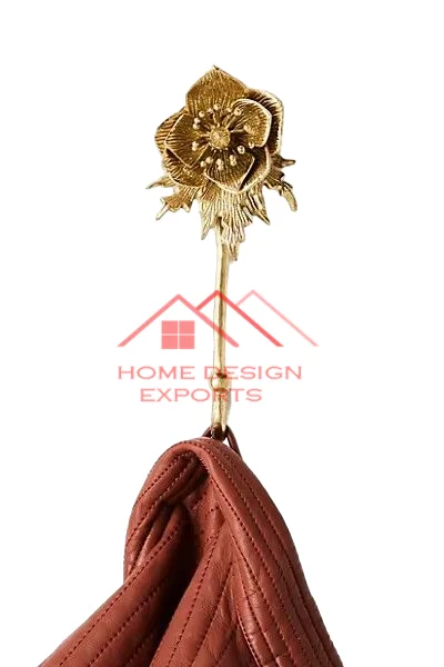 Bathroom Decor Wall Mount Cloths Towel And Keys Holding Wall mount Hooks Aet In Golden Finished At Wholesale Rate