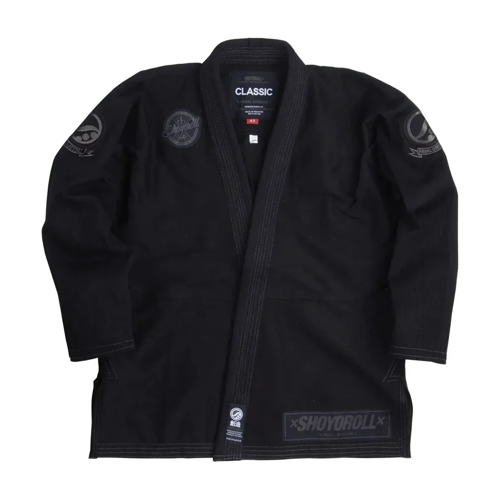 Супер качество Заводская оптовая цена все черные шойороллы карате BJJ GI Униформа одежда для боевых искусств