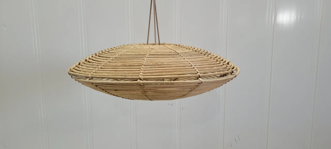 best Supplier From Vietnam Top Grade Supplier Hot Selling OEM ODM Service Low MOQ Brown Horizontal Round Lampshade