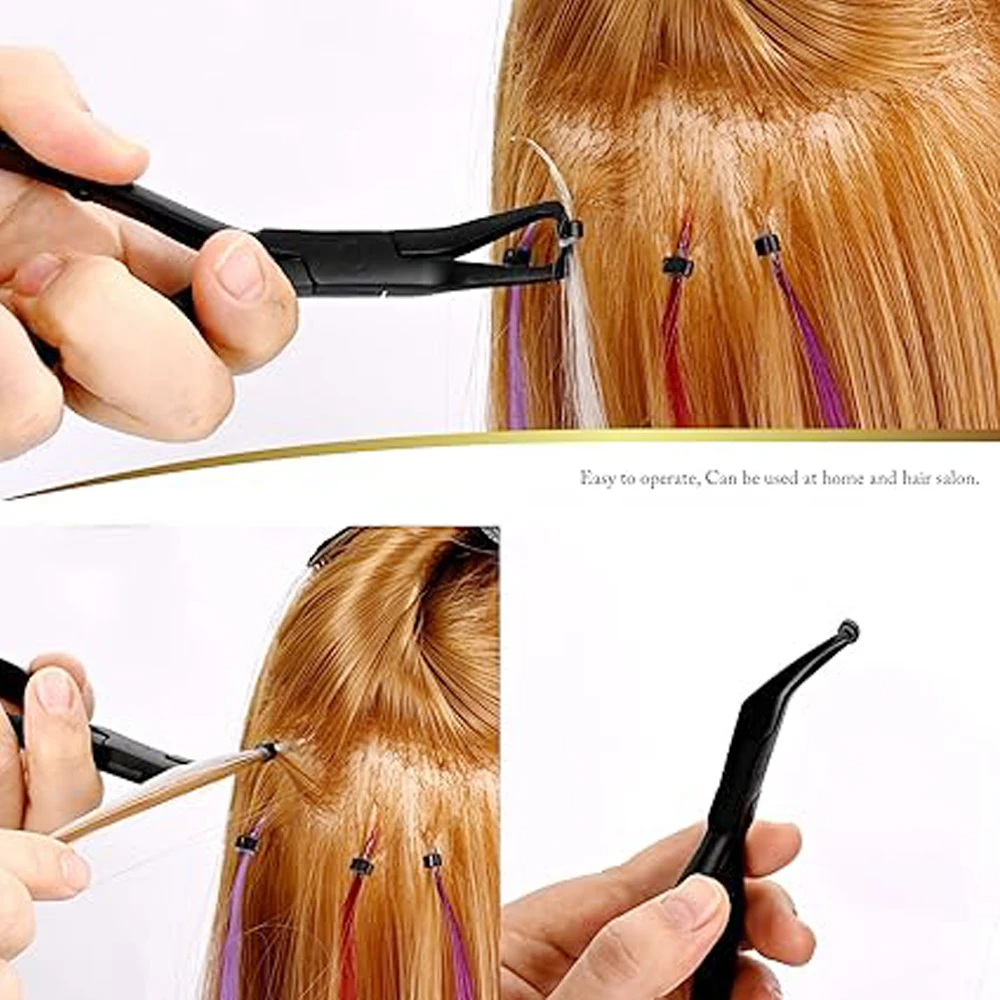 Набор игл для парика из нержавеющей стали