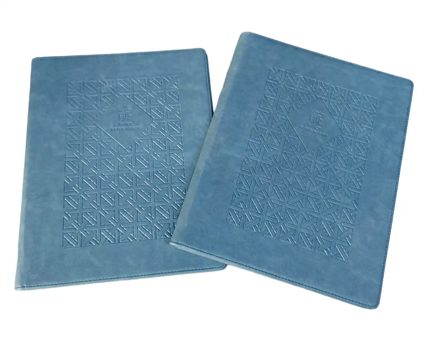 Custom Leather A5/a4/a3 Double Fold Menu Covers Holders Restaurant With Clear Pvc Sheets For Paper Protection