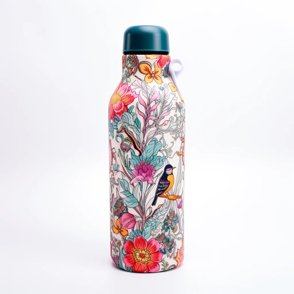 customized logo heat transfer printing neoprene water bottle holder