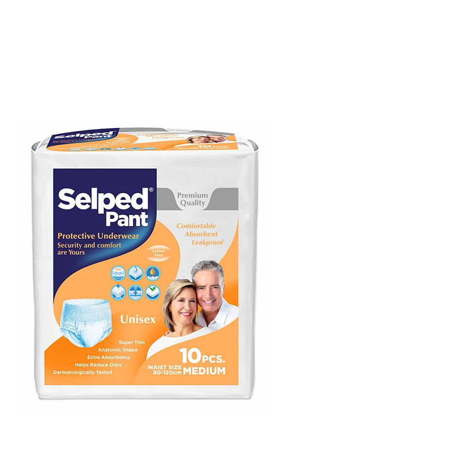 Wholesale Premium Quality Selped Pant Protective Underwear Comfortable and Soft Unisex Adult Diaper at Factory Price