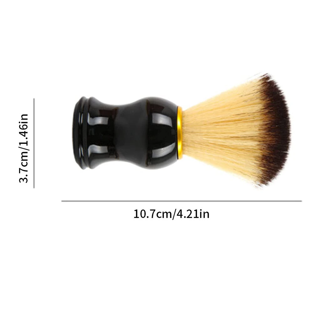 Men Shaving Brush Best Hair Shave Nylon Handle Barber Hair Shaving Brush Badger Shaving Brush