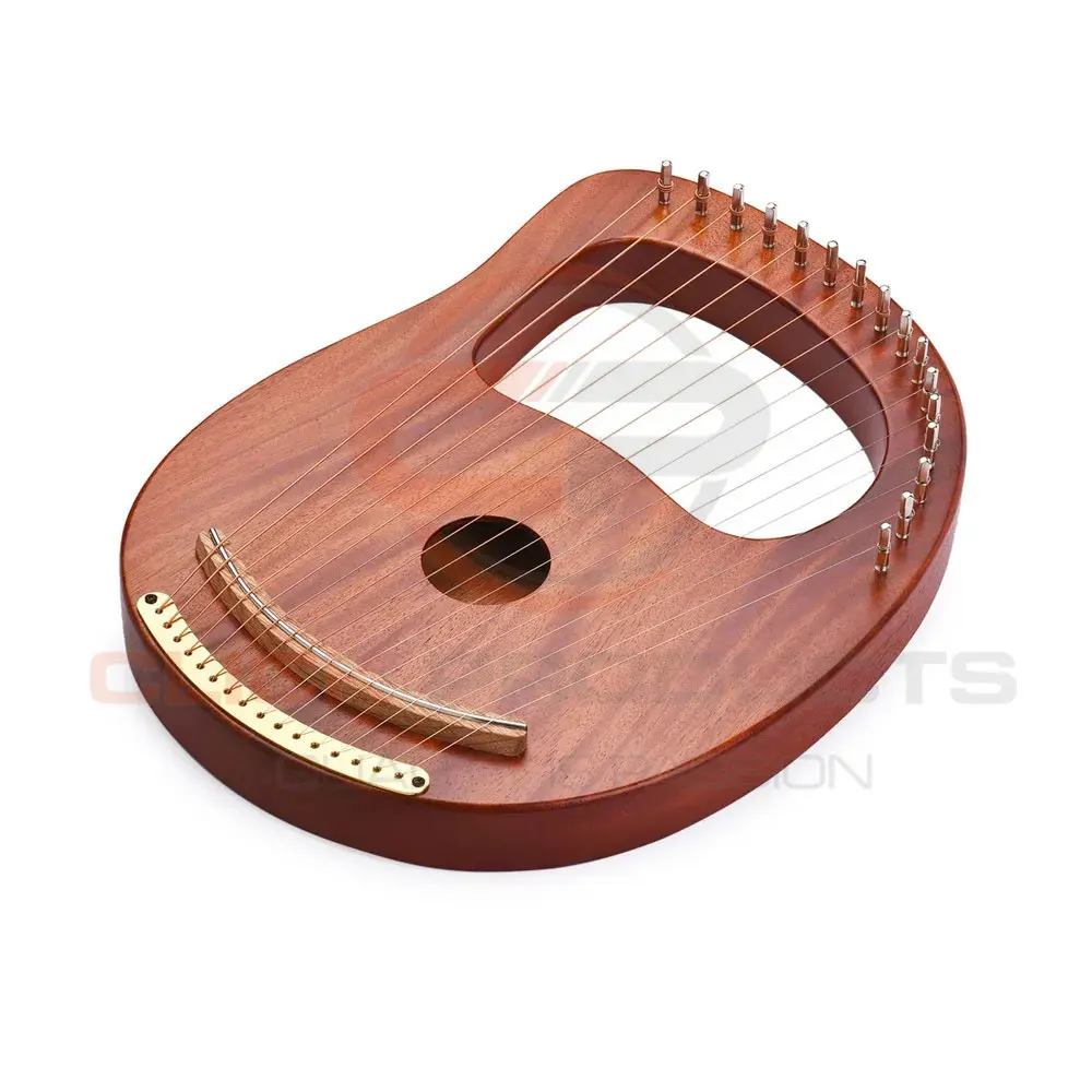 Wholesale High Quality 10 Strings Musical Instrument Lyre Harp Ancient 16 Metal Strings Lyre Best Lyre Harp