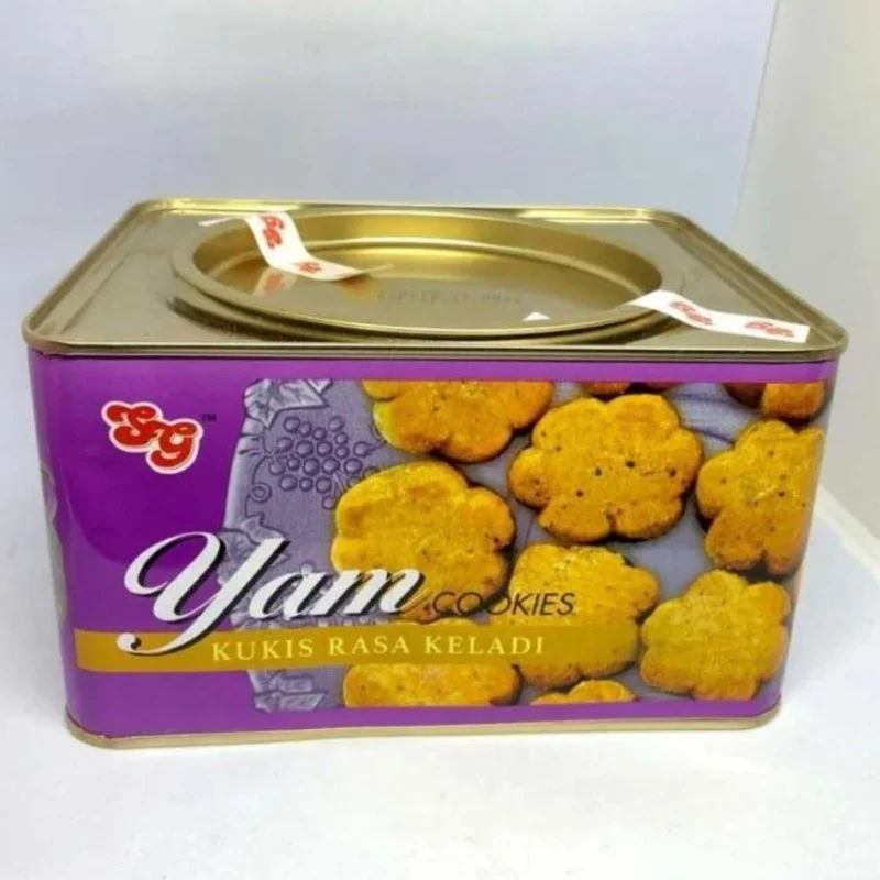 Hot Sale Crispy Delicious Baked Yam Cookies Rich in Yam Flavor Halal and Vegetarian Bulk Sale from Malaysia Manufacturer