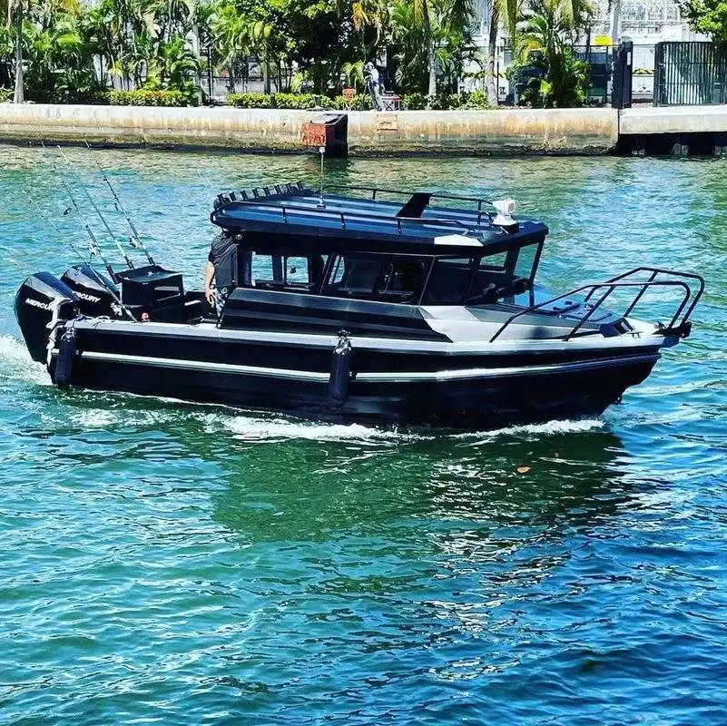 Build in China Fishing Vessel Aluminum Speed Fishing Cabin Boat for Sale