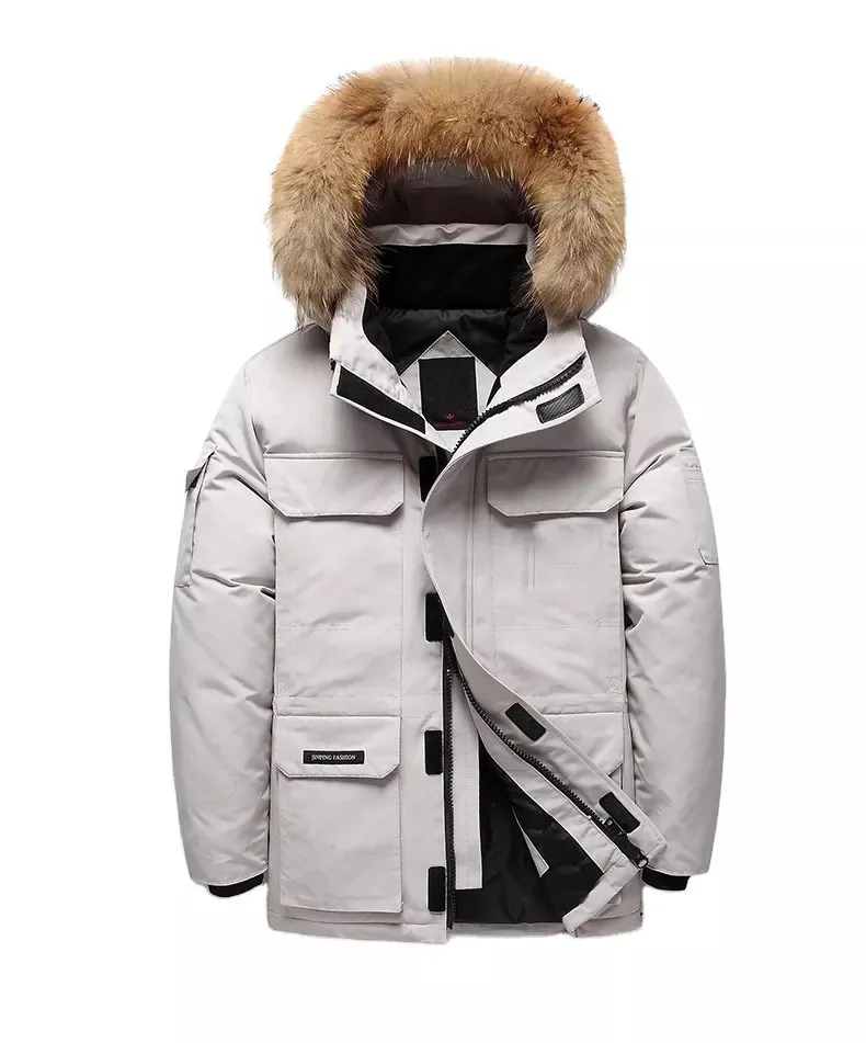 OEM Service Pakistan Manufacturer Long Faux Fur Bubble Hood Thick Puffer Jacket Winter Puffer Jacket Long Coat Jacket