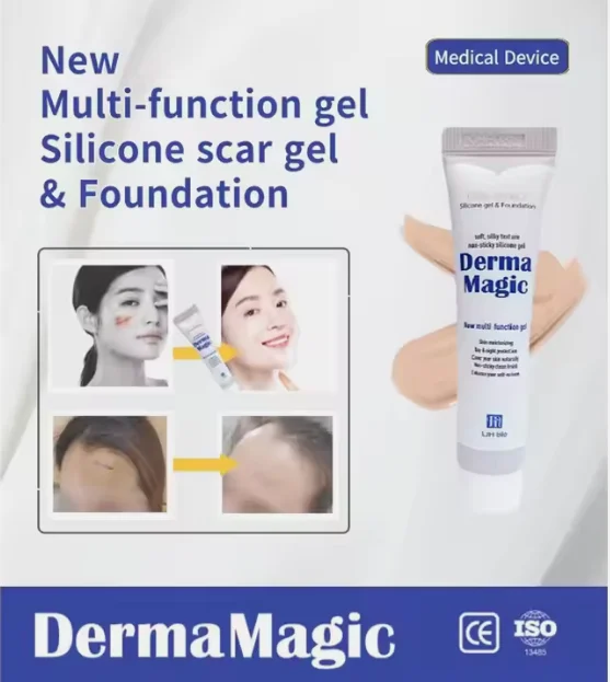 DermaMagic Skin Toned Silicone Scar Gel for Scar Treatment M-01, M-02, M-03, M-04, M-05, M-06 Good Product in  Korea