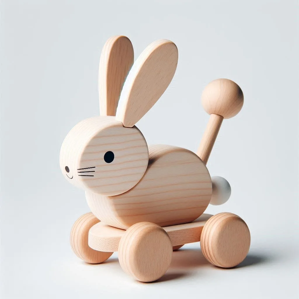 Handmade Wooden Toddler Walker Designed for Safe Early Steps and Creative Play