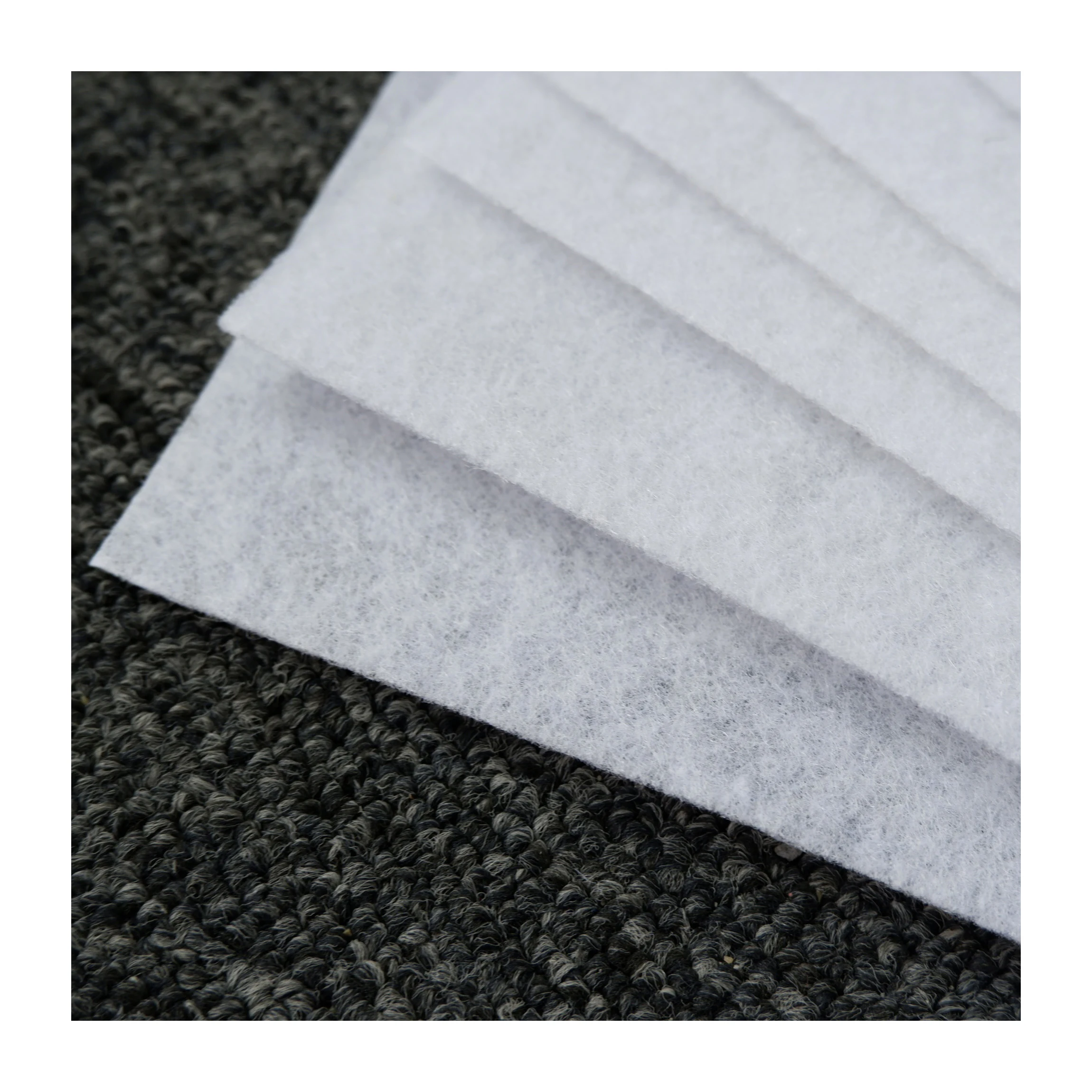 Plain Needle-Punched Felt & Kubu Anti-Static / Waterproof Type Custom Colors For Car / Curtain Usage Origin From Vietnam