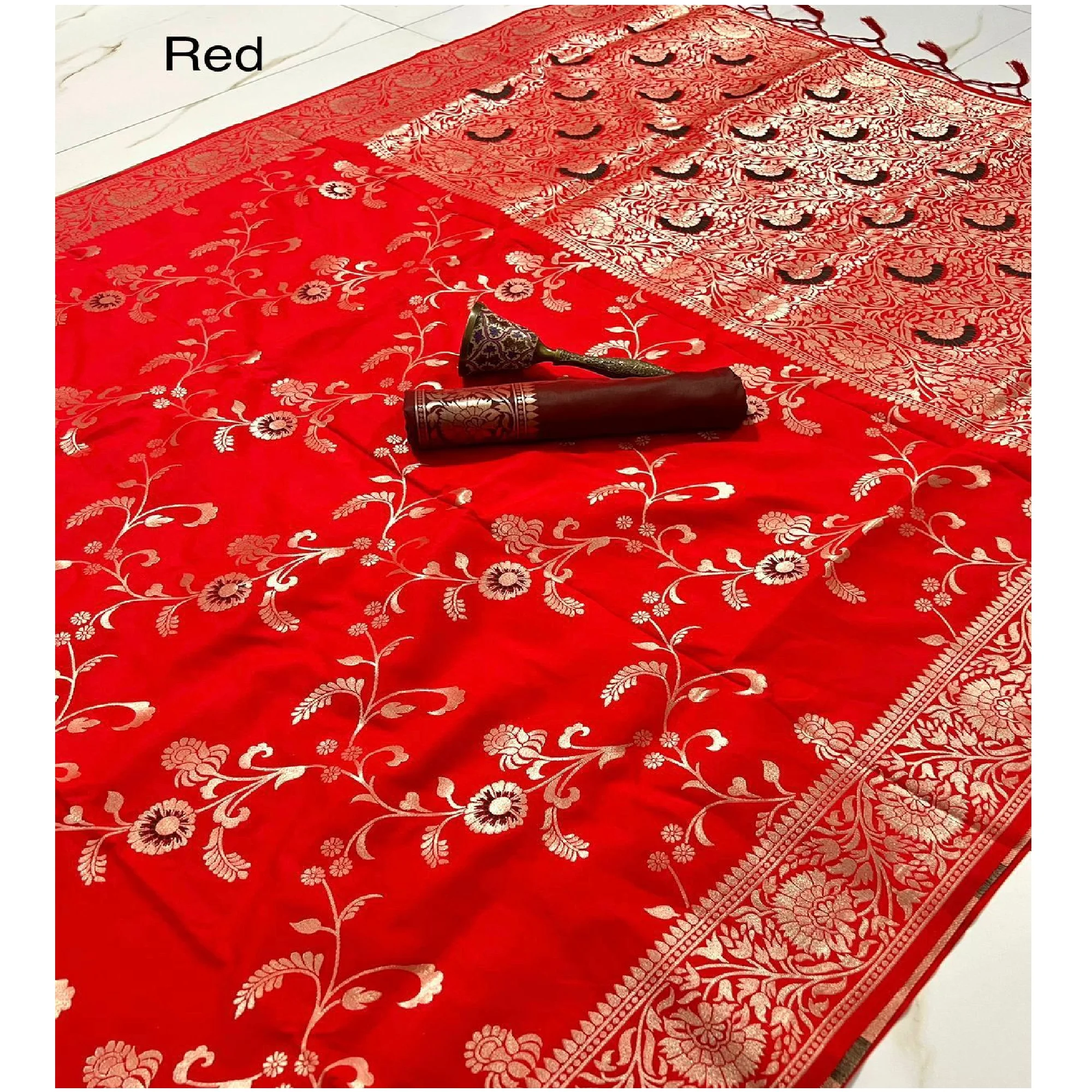 Indian & Pakistani Clothing Pure Silk Banarasi Saree For Women
