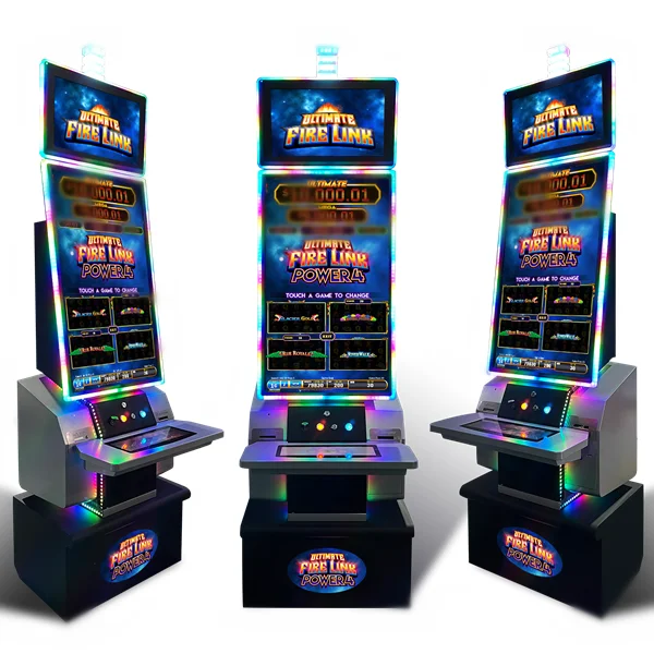 Hot sale 55 inch curved touch screen power 4 coin operated game fire link game software machines