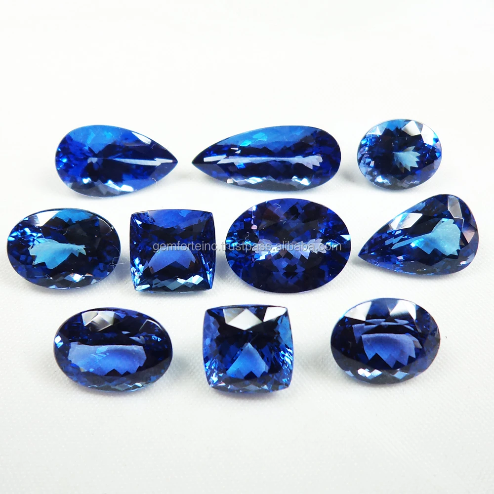 Tanzanite Gemstone Rectangle Emerald Mix Shape Calibrated Blue Tanzanite AAA Grade Loose Gemstone Wholesale Natural Tanzanite