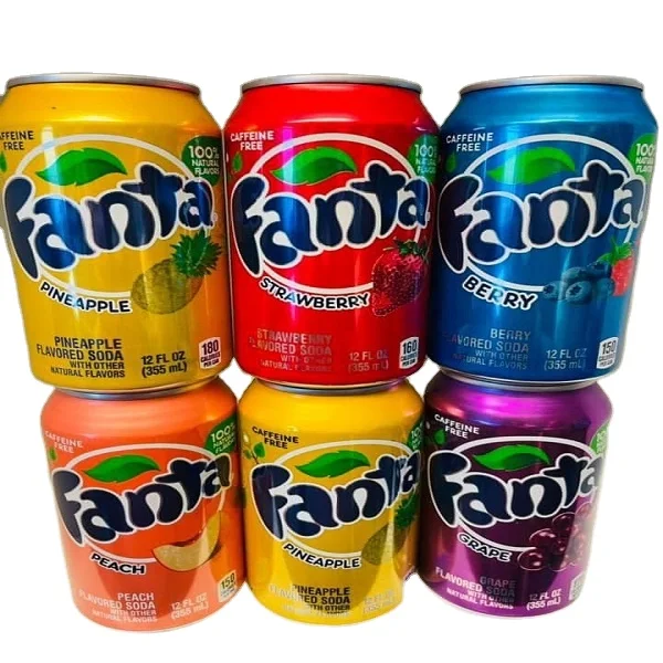 Fanta Flavored Soft And Energy Drink