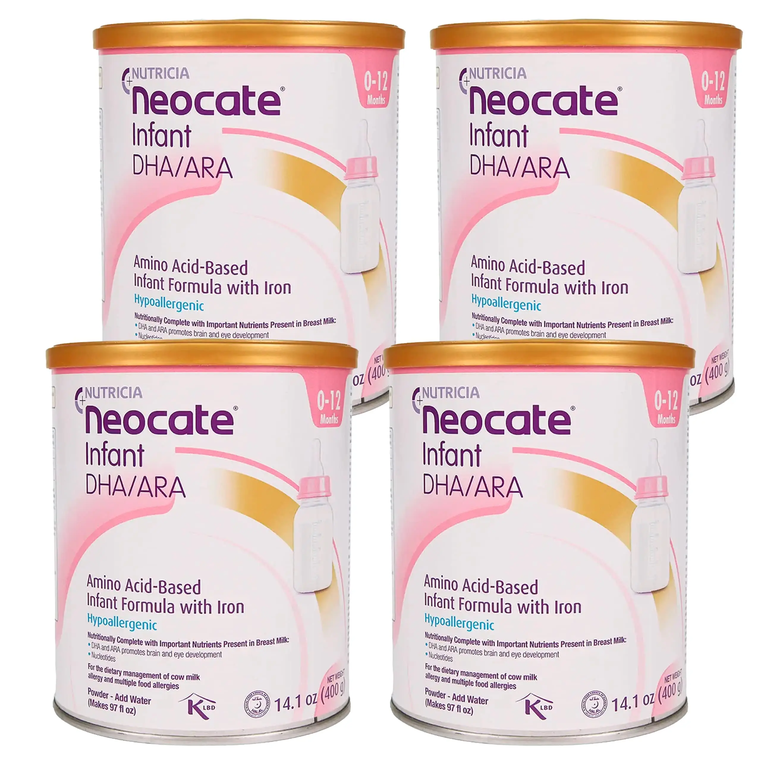 Nutricia Neocate детская гипоаллергенная Детская смесь на основе аминокислот с банкой DHA/ARA-14 1 Oz (упаковка 1) оптом