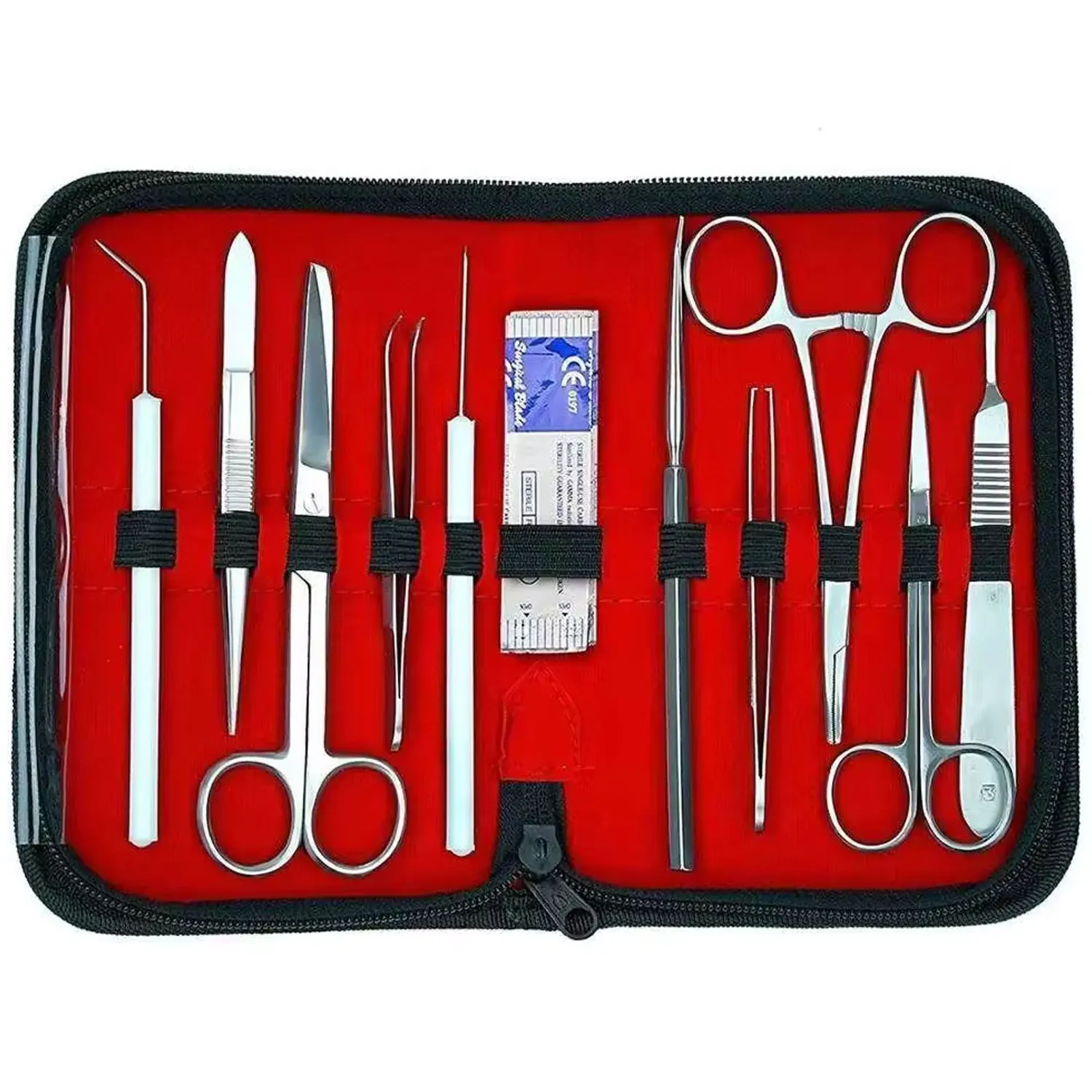 Advanced Dissection Kit For Anatomy Biology Medical Student Kit With Scalpel Knife Handle - 11 Blades - Case - Lab Vater