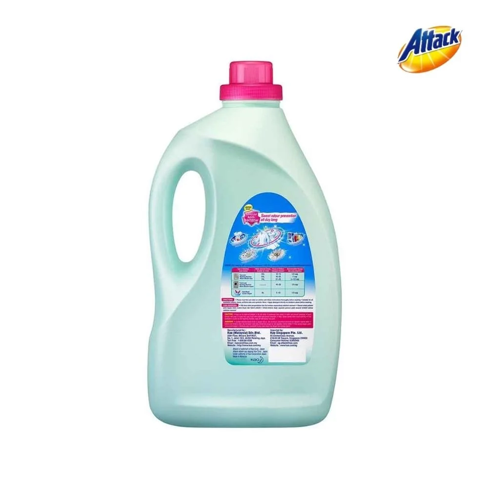 Low Price High Foam All Day Fruity Fragrance Attack Perfume Laundry Detergent Liquid 3.6kg for Overnight & Indoor drying