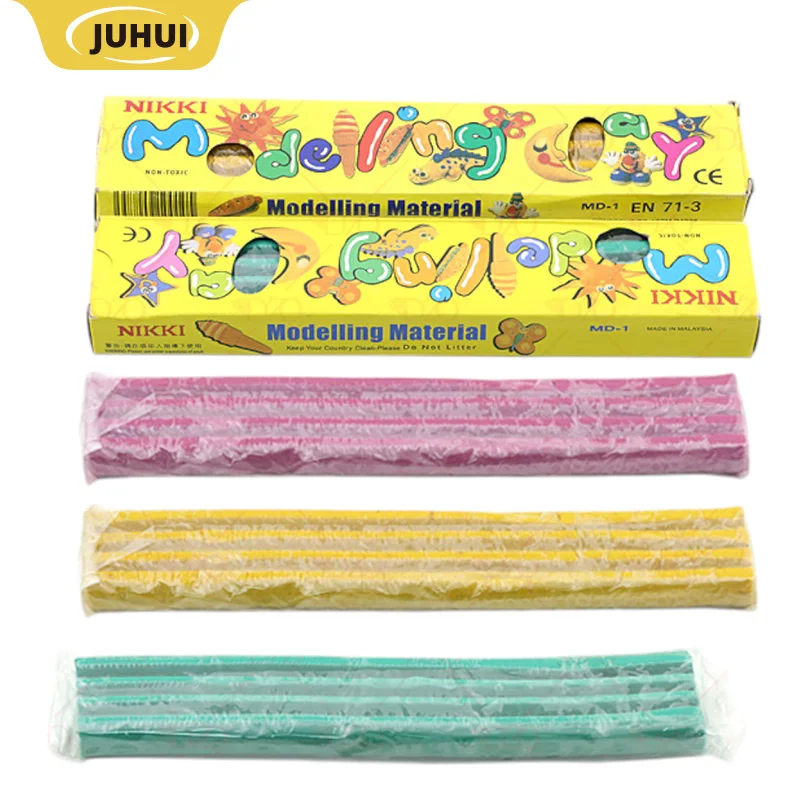 Цветная глина NIKKI лепка из глины промышленной Красная резиновая зеленый пластилин ручная работа