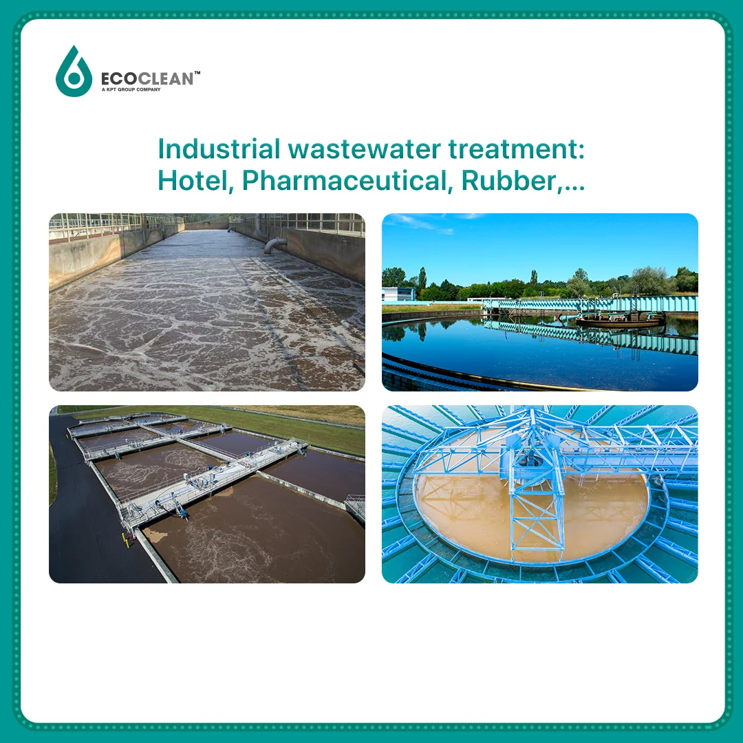 Microbiology of Wastewater Treatment in Industrial Areas Rubber Pharmaceuticals Hospitals EcoClean TM  200 - 25 Lbs