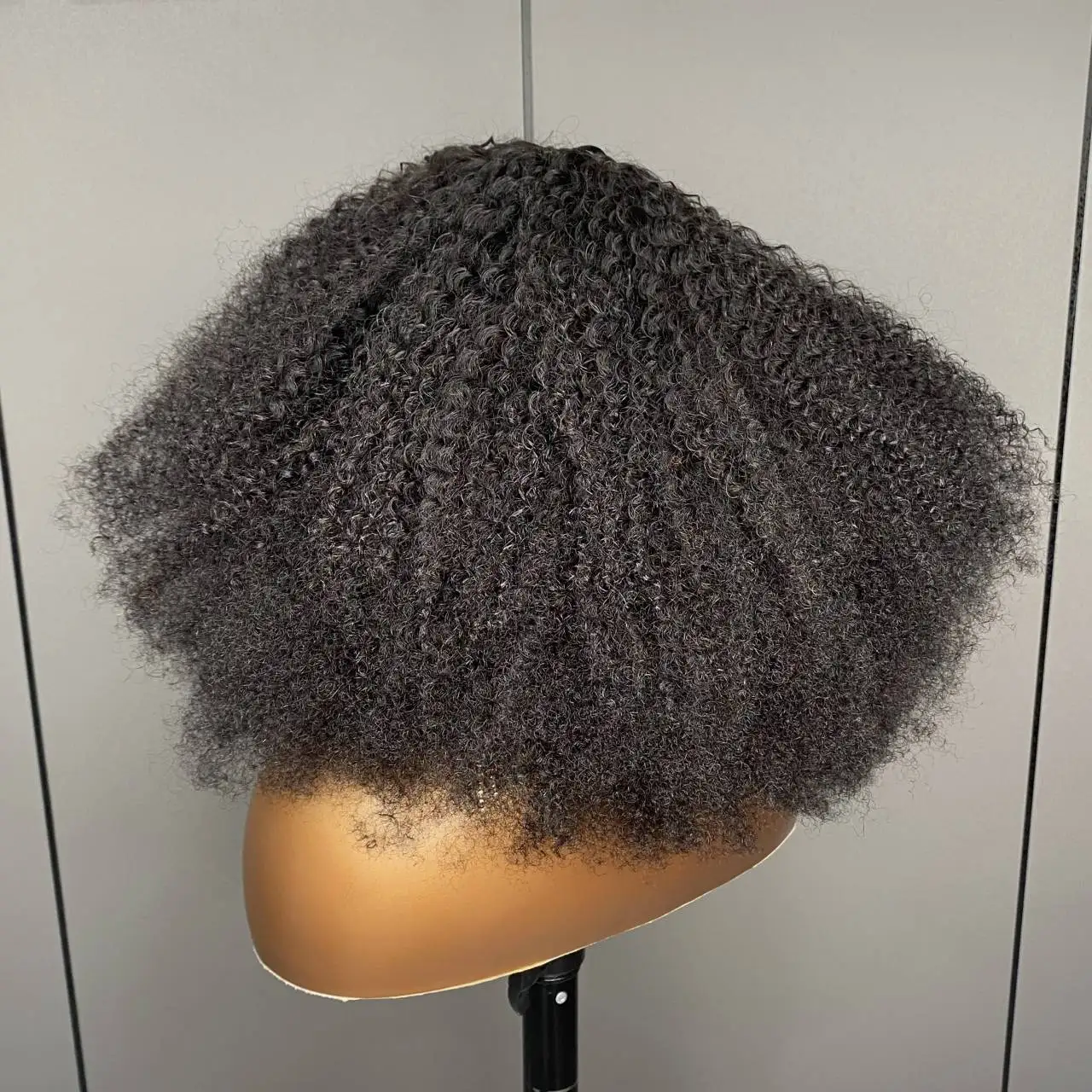 Machine 250% Wholesale Afro Kinky Curl Brazilian Human Hair Wigs Machine Made Wig Bob Curly Pixie Wig For Women With Baby Hai