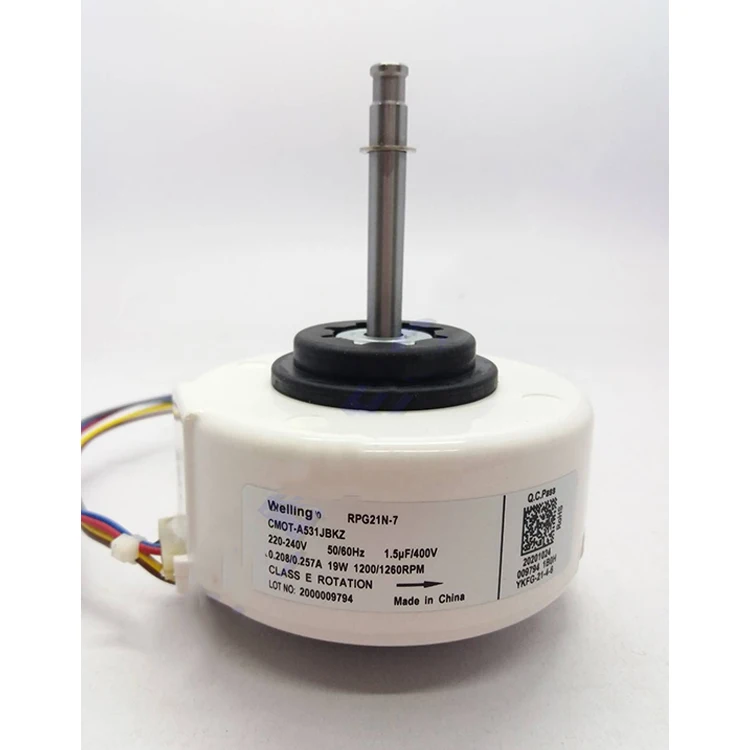 Welling YKFG-21-4-6 RPG21N-7 indoor air conditioner replacement motor AC fan motor