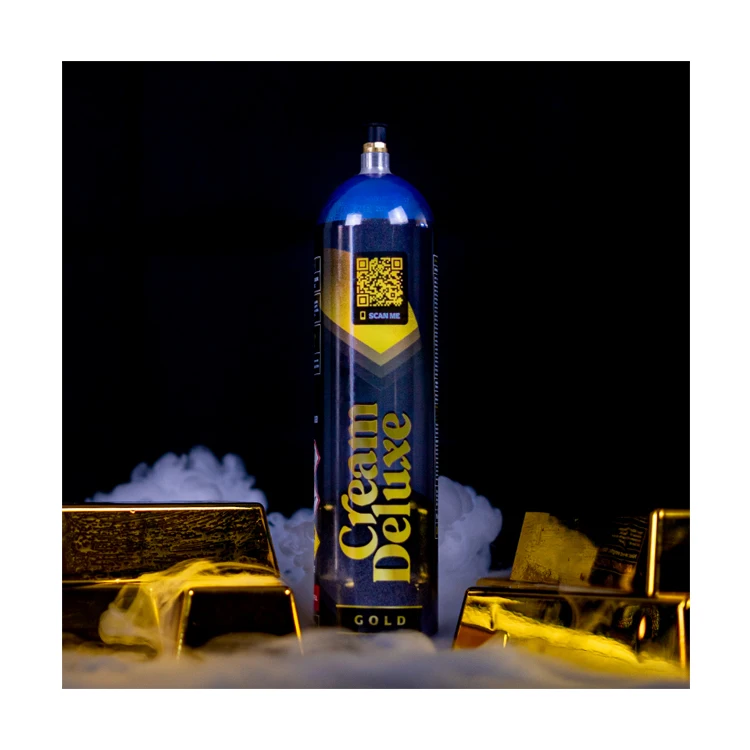 Bulk Selling Feather Weight Aluminium Bottle of Deluxe Cream Charger from Top Listed UAE Origin Manufacturer