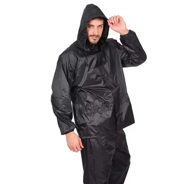 Factory Wholesale Waterproof Best Lightweight TPU Coating Rain Jacket Suit For Camping Hiking Hunting