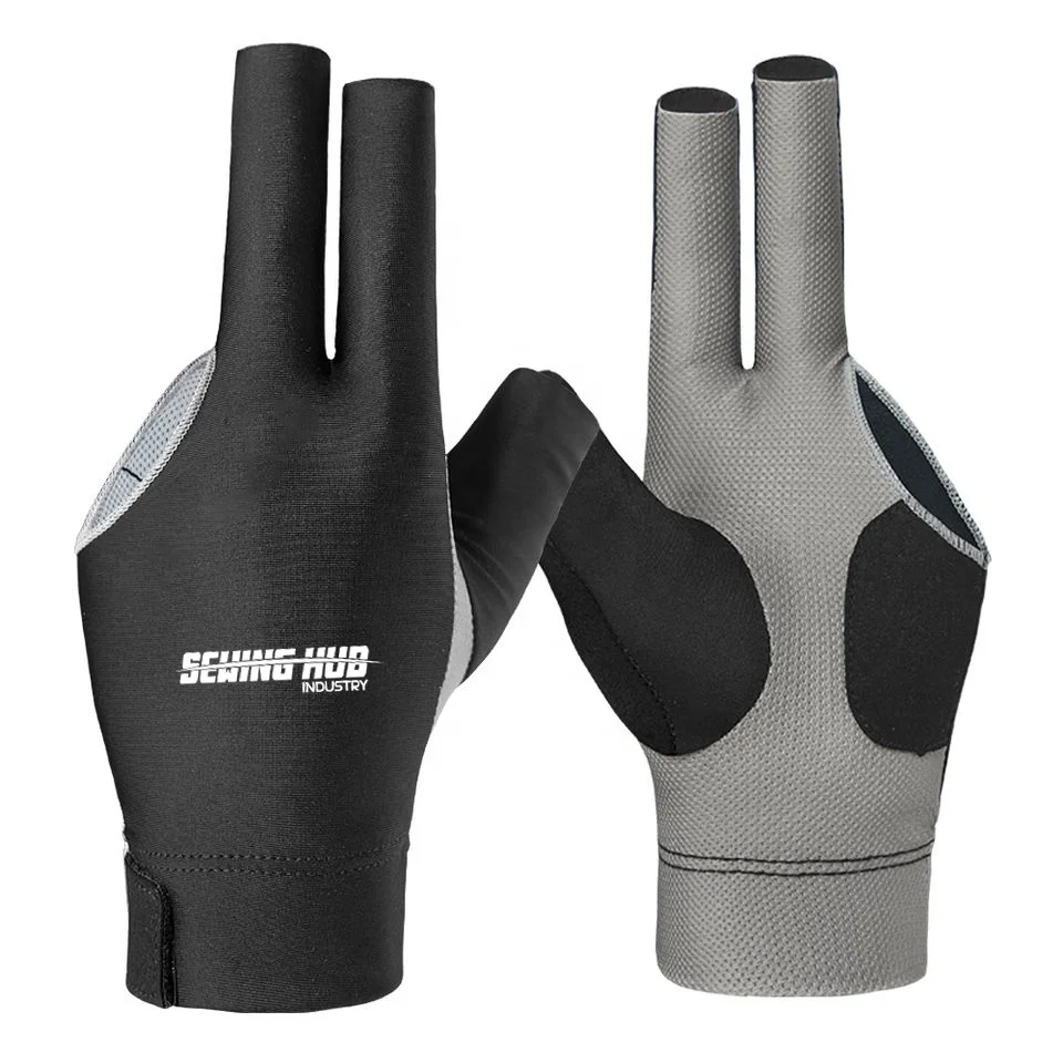 Three Finger Left Elastic Cue Stretchable Hand Protection Pool Shooter Safeguard Training Sport Snooker Billiard Gloves