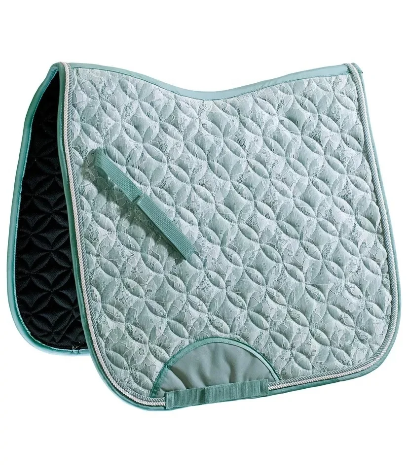 Polyester Fabric Saddle Pad With Crystal Horse Glitter Comfort Saddle Pad Reasonable Prices Horse english saddle pad
