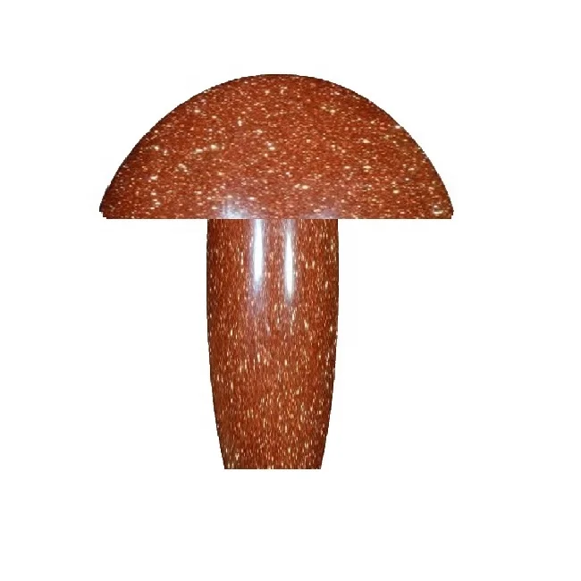 High quality crystal mushroom red goldstone Gua Sha Body Natural Scraping Massage Tool Facial gemstone mushroom Wholesale