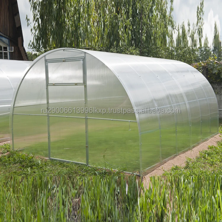 Garden Greenhouse Frame Sphere Arc Tunnel Fow Growing Vegetables Robust welded frame load 60 kg/m2