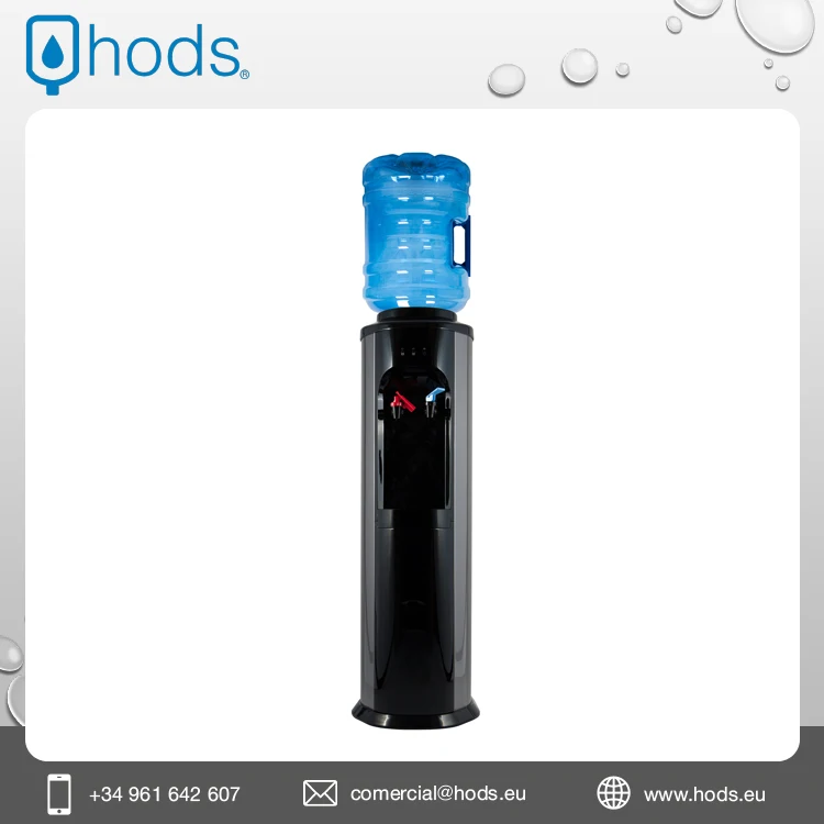 Household & Commercial Usage PET/ PC Bottles Hot and Cold Water Dispenser with Compressor Elegance Black