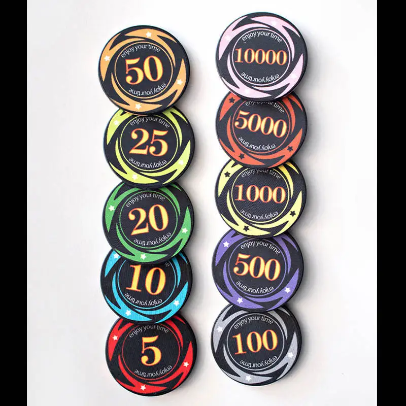 New Arrival Ultimate 10g Cash Game Bar Logo Playing Printable Manufacturing Ept Ceramic Custom Cheap Poker Chips