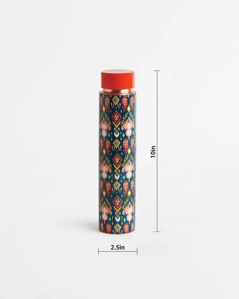 Unique Bottle Design For Gym Protein Shake Drinking Storage Bottle And High Quality Complete Copper Metal Liquid Bottle