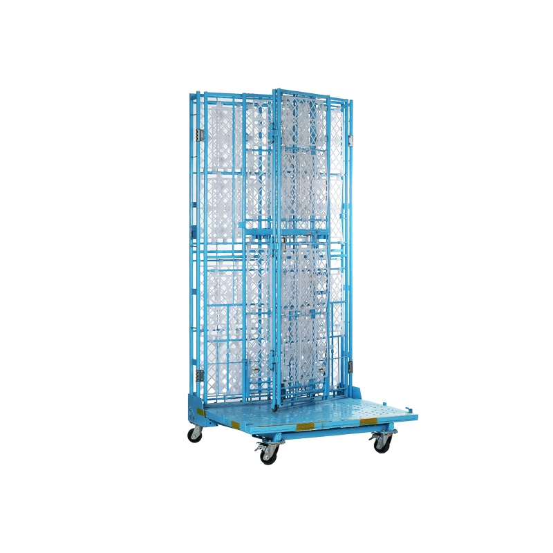 Warehouse Laundry Logistic Warehouse Heavy Duty Platform Trolley And Foldable Picking Trolley