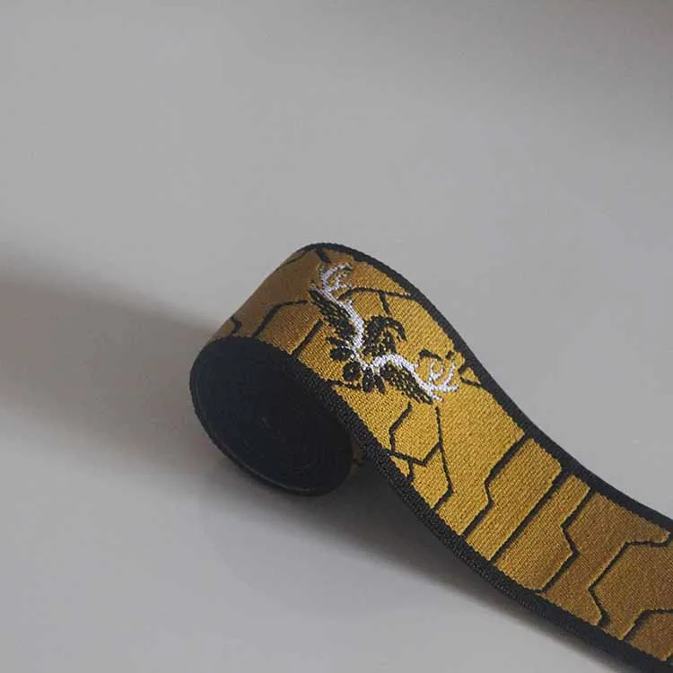 High Grade Preferable Pricing Elastic Band Custom Colorful Private Jacquard Elastic Web Band for Clothing