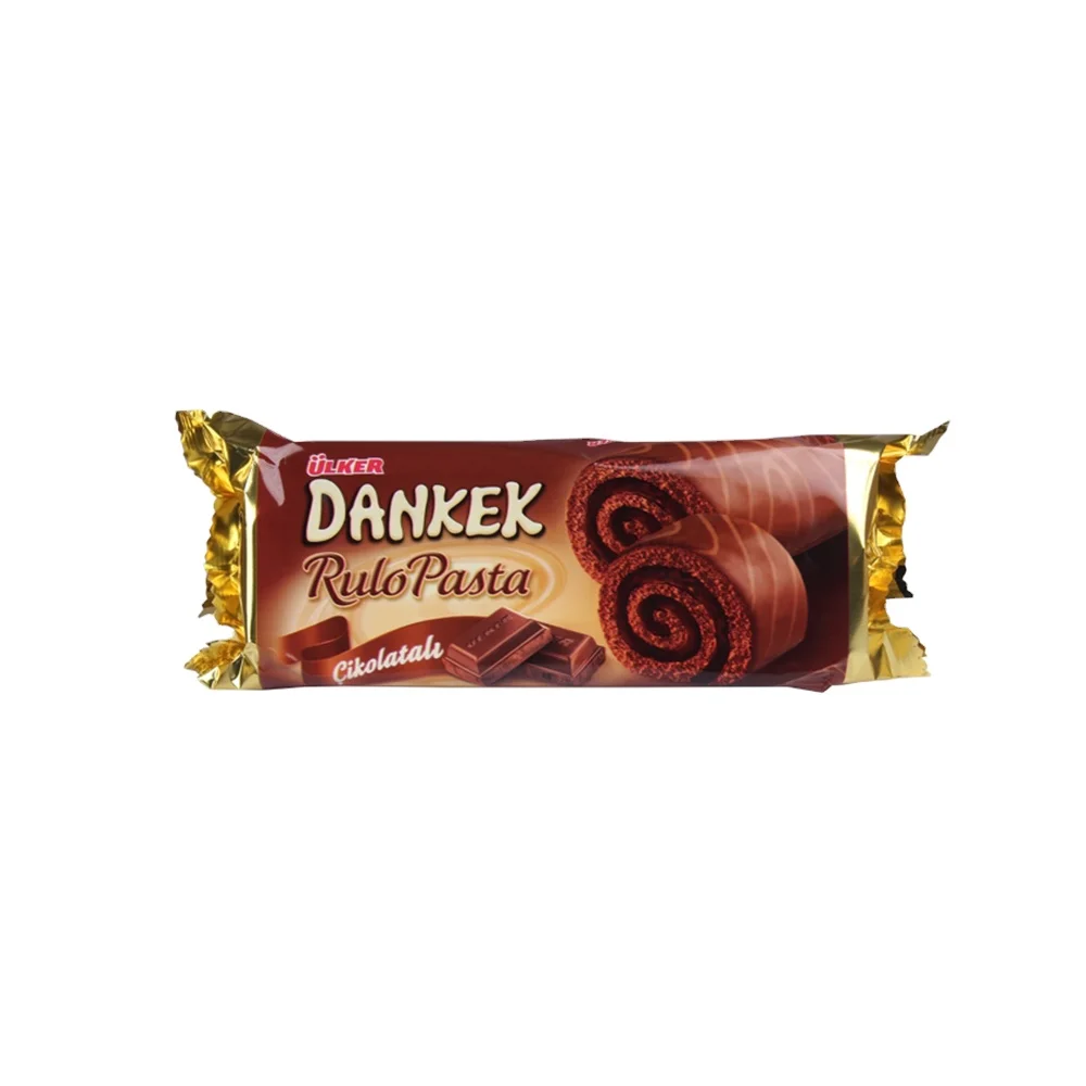 Ulker Dankek Roll Cake With Chocolate 235 gr x 8 All The Time Fresh Stock and New Date From Turkey