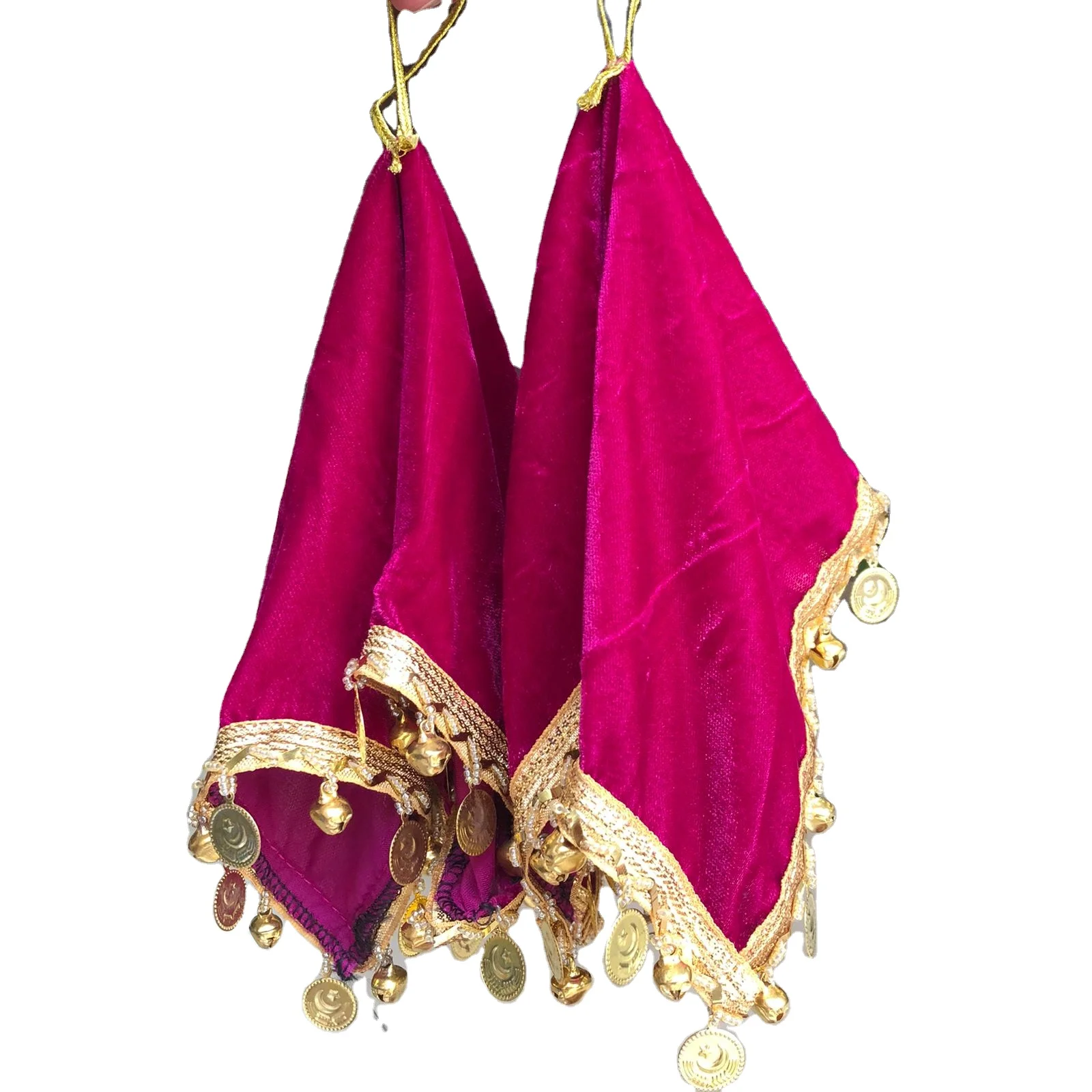 2022 New Fashion Wedding Dancing Scarves / Dancing Cloth / Finger hanging Dancing Kuchi Scarves