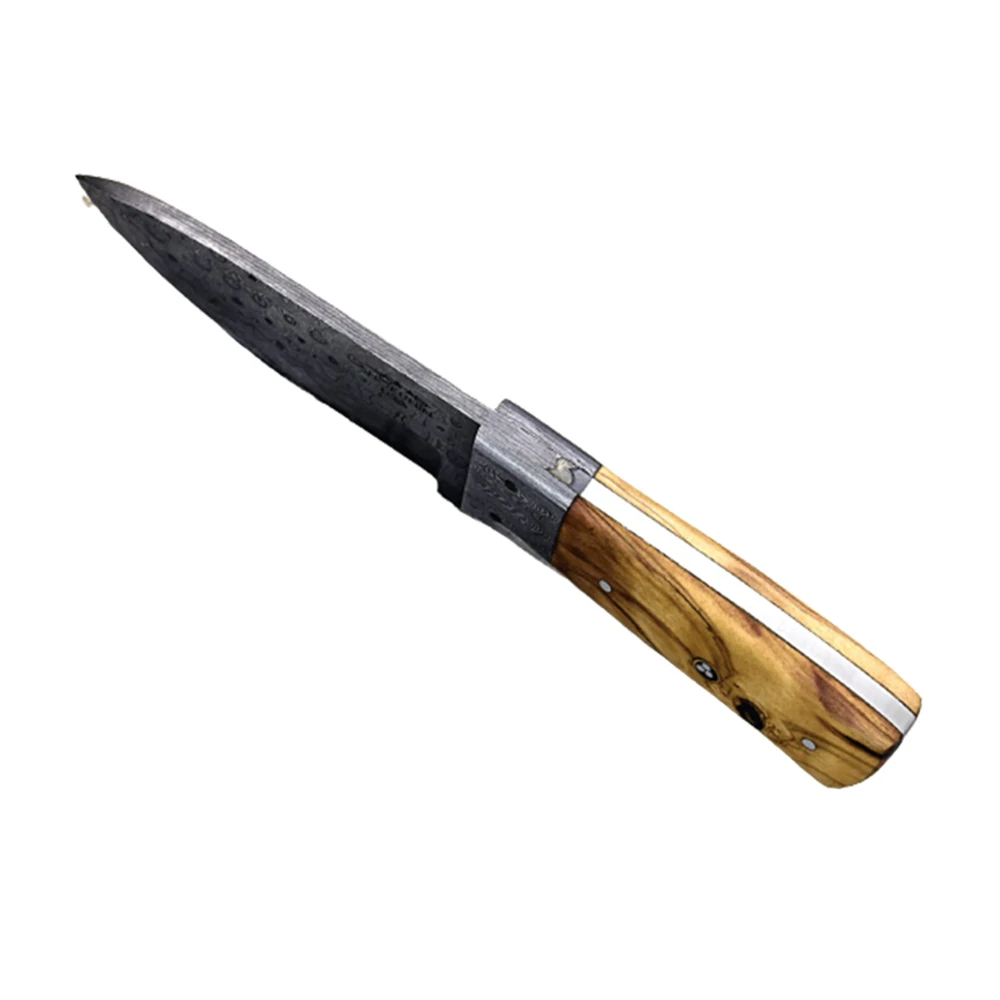 Latest Design Carbon Steel Material 2022 Outdoor Use Best Design Hunting Knives With Leather Cover