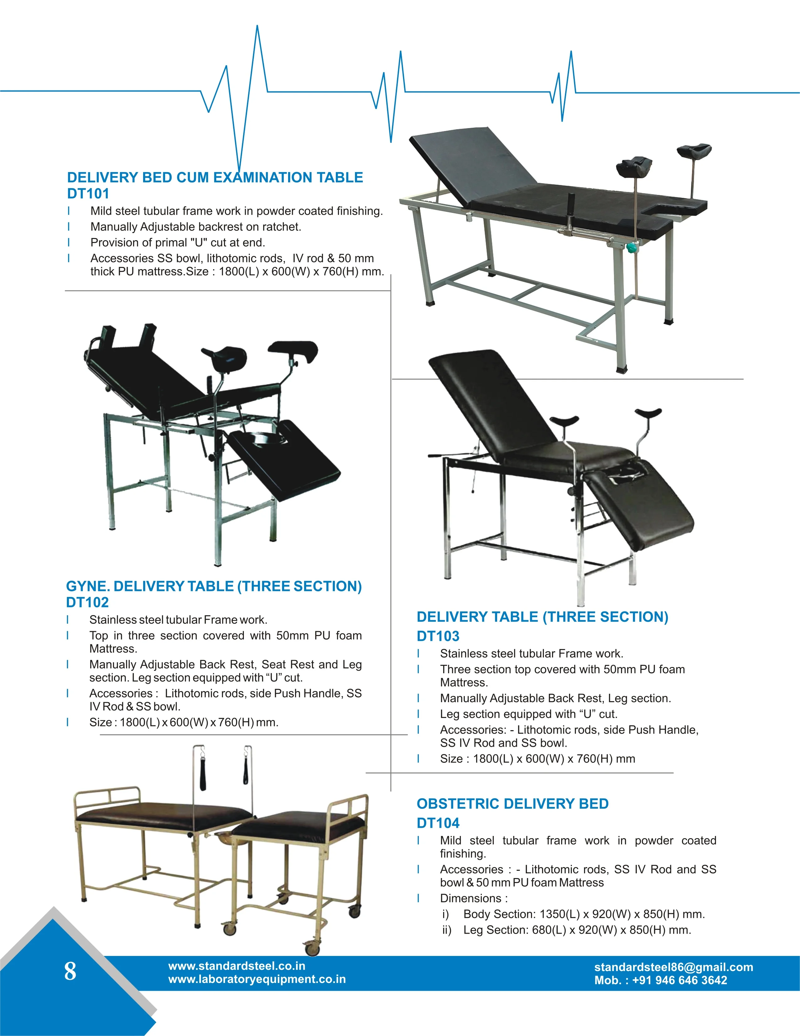 Delivery Table Gynecological obstetric delivery table hospital obstetric delivery bed hospital labor table hospital bed