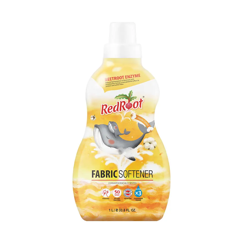 Newborn Baby Products RedRoot Fabric Softener_Vanilla Cotton Plant-derived Ingredients 3x More Concentrated