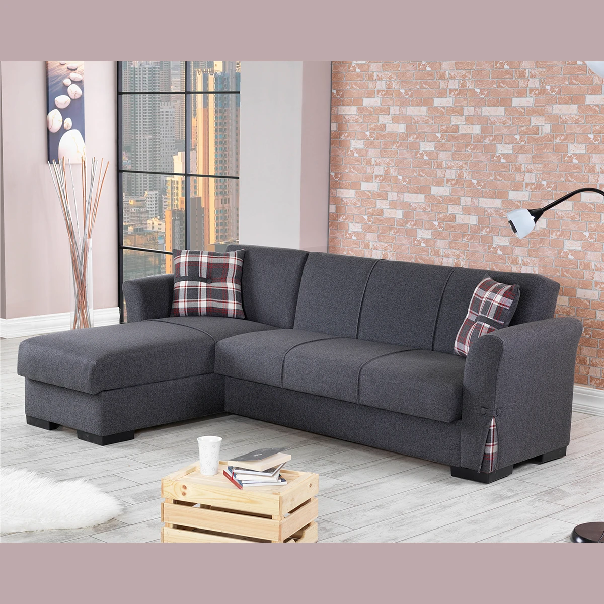 Versatile Corner Sofa Bed Storage Customize Turkish Modular Furniture Convertible Folding Transformable Living Room OEM Supplier