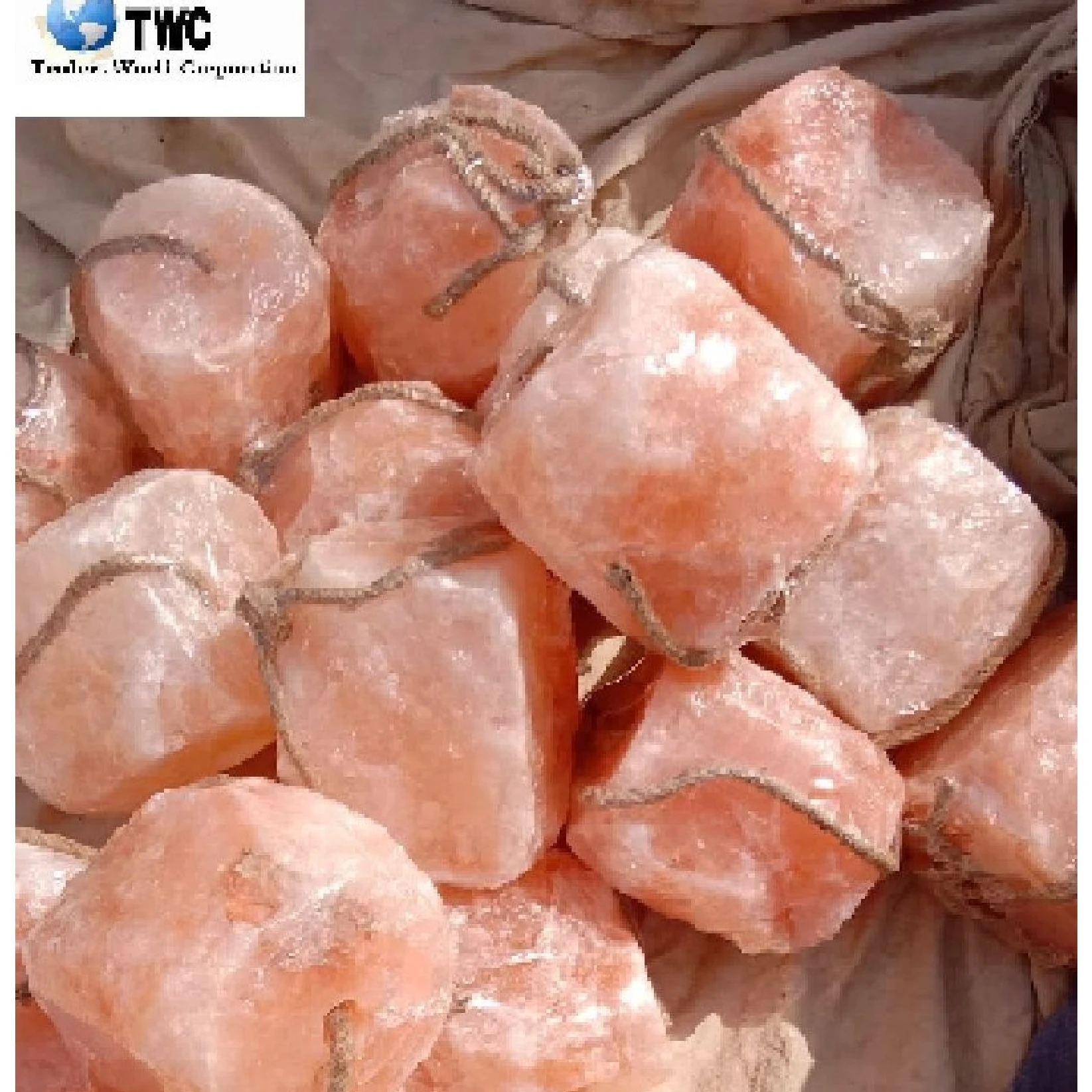 100% Pure Animal Salt Lick Block with Cotton Rope Included 84 Trace Minerals at Wholesale Price