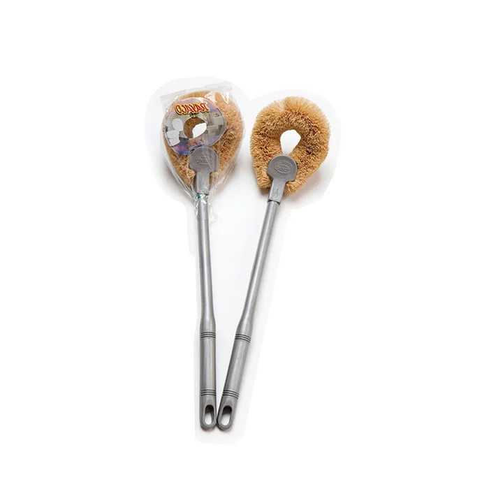 Высококачественная универсальная щетка для унитаза из натурального кокосового волокна и эффективна для различных поверхностей