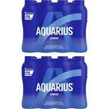 Спортивные напитки Coca-Cola Aquarius упаковка из 10 ароматизированных бутылок основные ингредиенты алоэ яблочный виноград груша ячмень фильтрованный