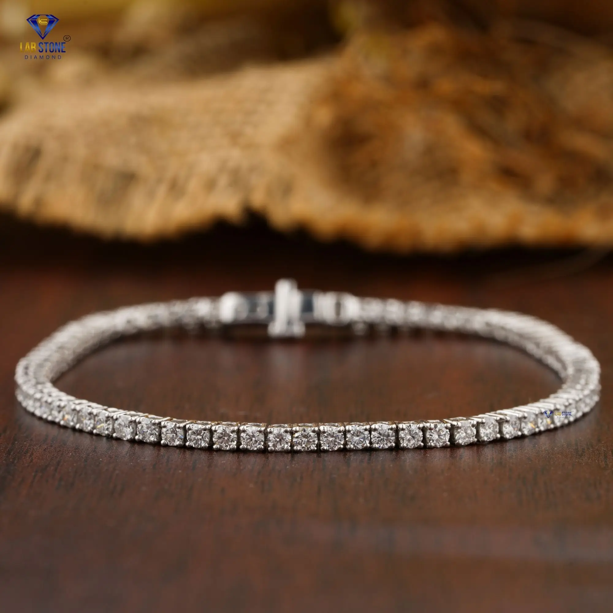 1.80 CT Round Brilliant Cut Diamond  Tennis Bracelet 18k White Gold  Cvd/Hpht Diamond | Jewelry