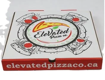 Custom Printed Brown Kraft Cardboard Pizza Boxes Food Grade Pizza Boxes with different siza